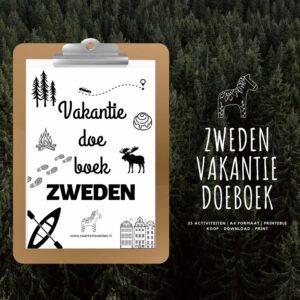 Vakantie doeboek Zweden