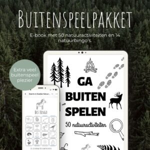 Buitenspeelpakket met buitenspeelactiviteiten